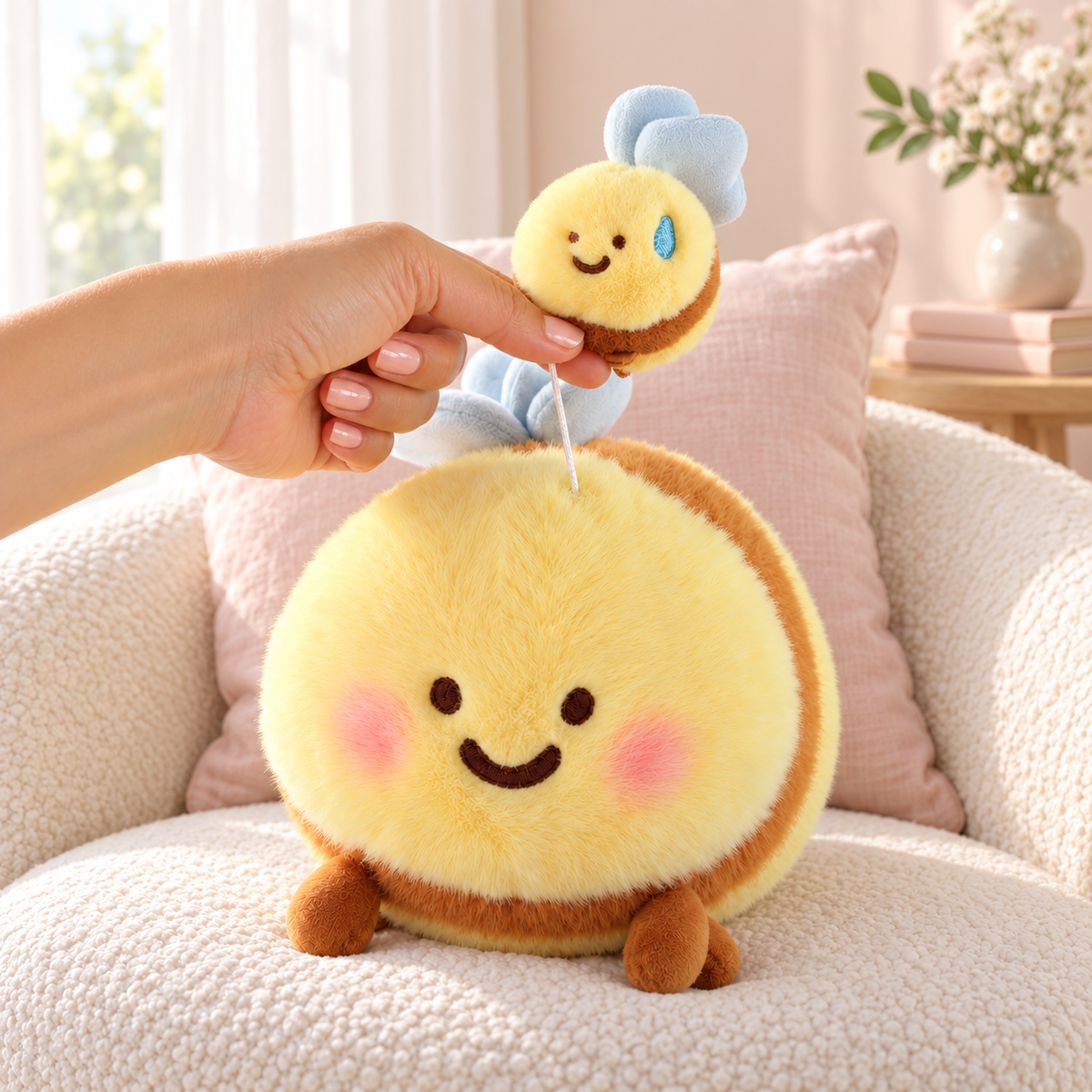 Plush kawaii toy "The Hugging Bees" | 10 inches