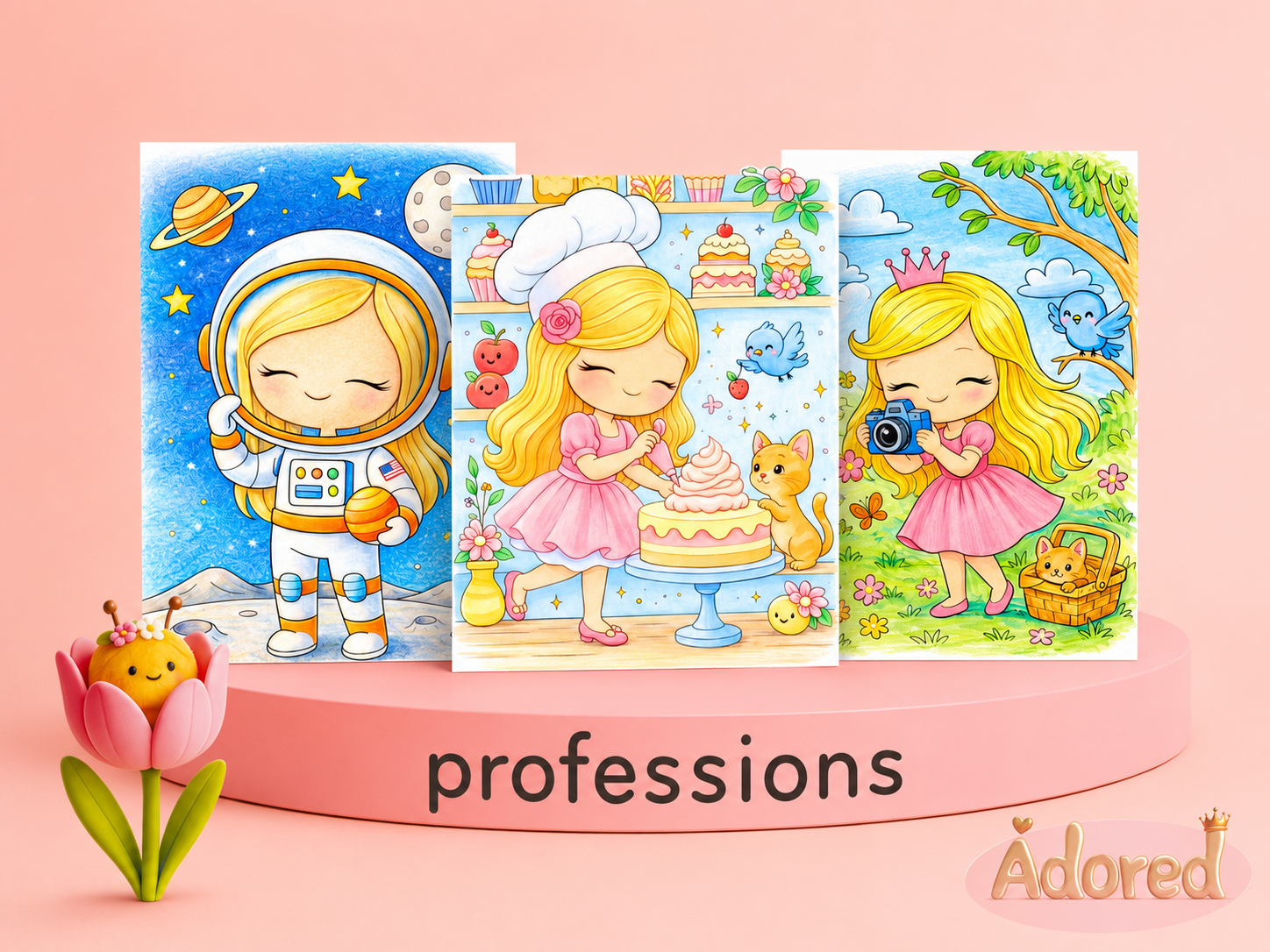 Profession Coloring Pages: How Kids Learn About Careers One Crayon at a Time