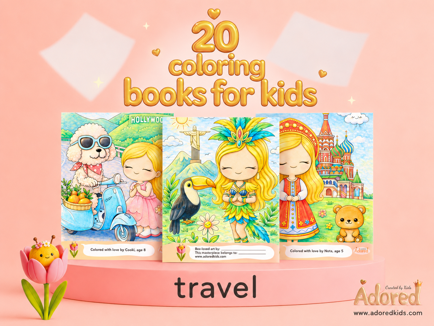 Travel Coloring Pages: See the World From the Kitchen Table