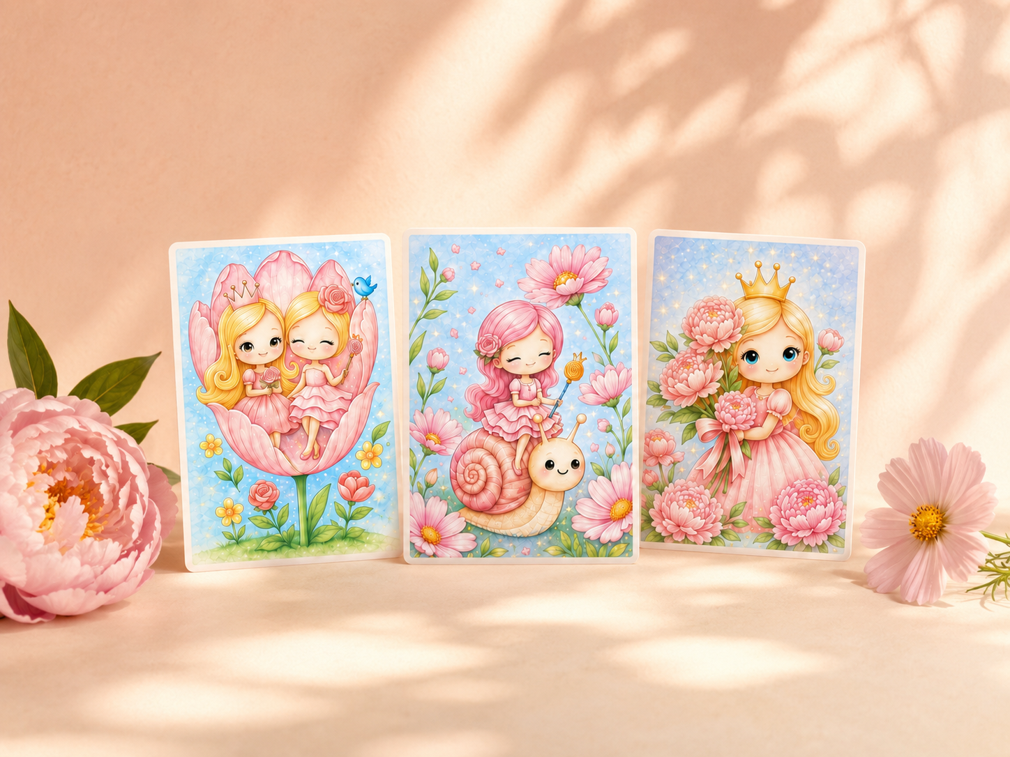 Premium flower activities for kids featuring the original Little Florist cards