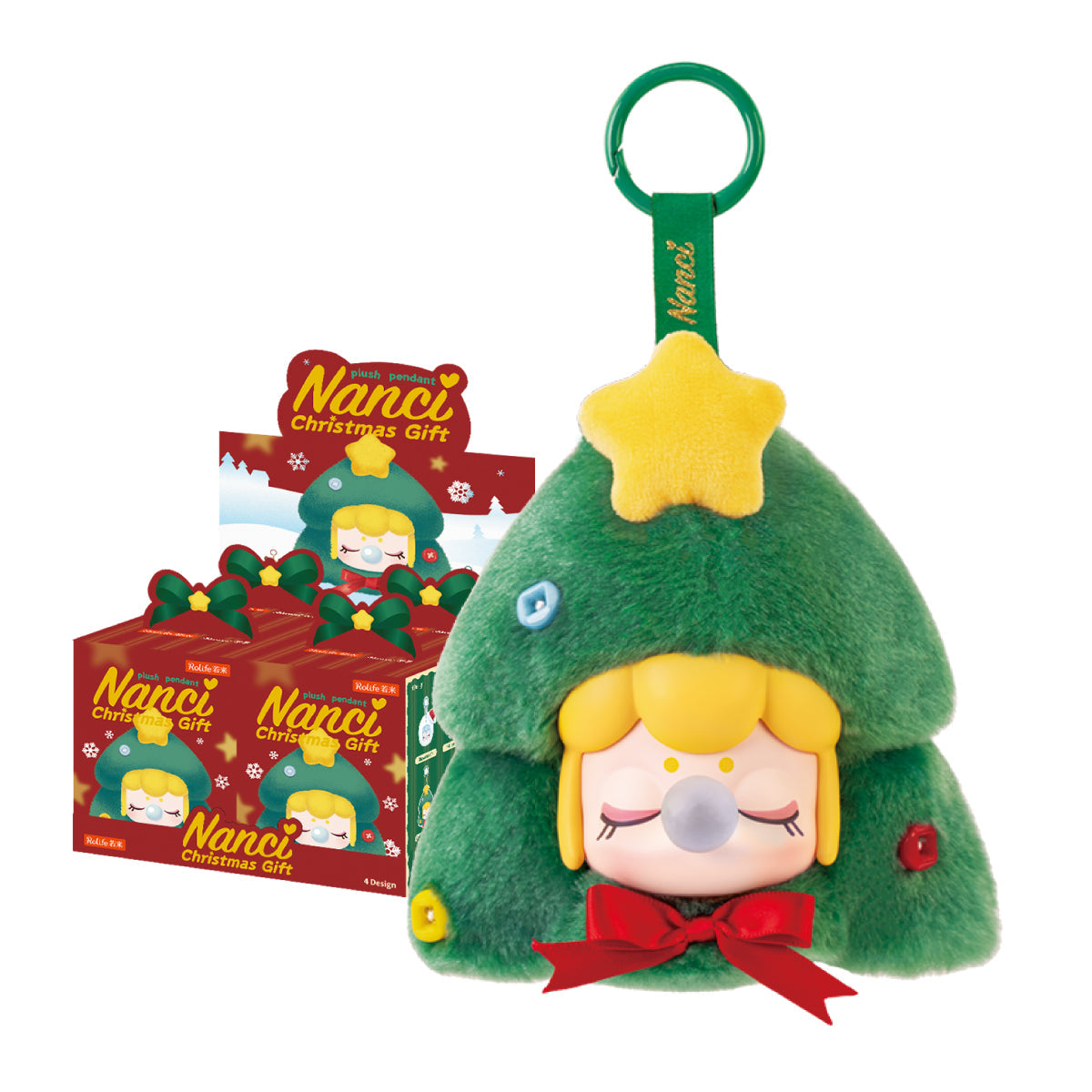 Rolife Nanci’s Christmas Gift Plush Pendant Blind Box – 1 Surprise Pendant