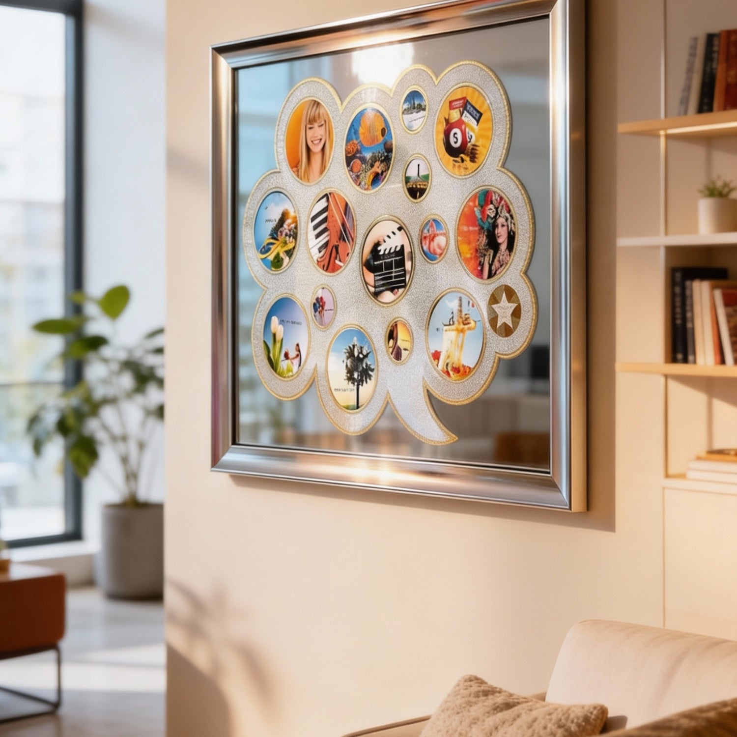 Mirrored Vision Board Kit "On the Cloud" | All You Need in a Gift Box to Visualize The Life of Your Dreams