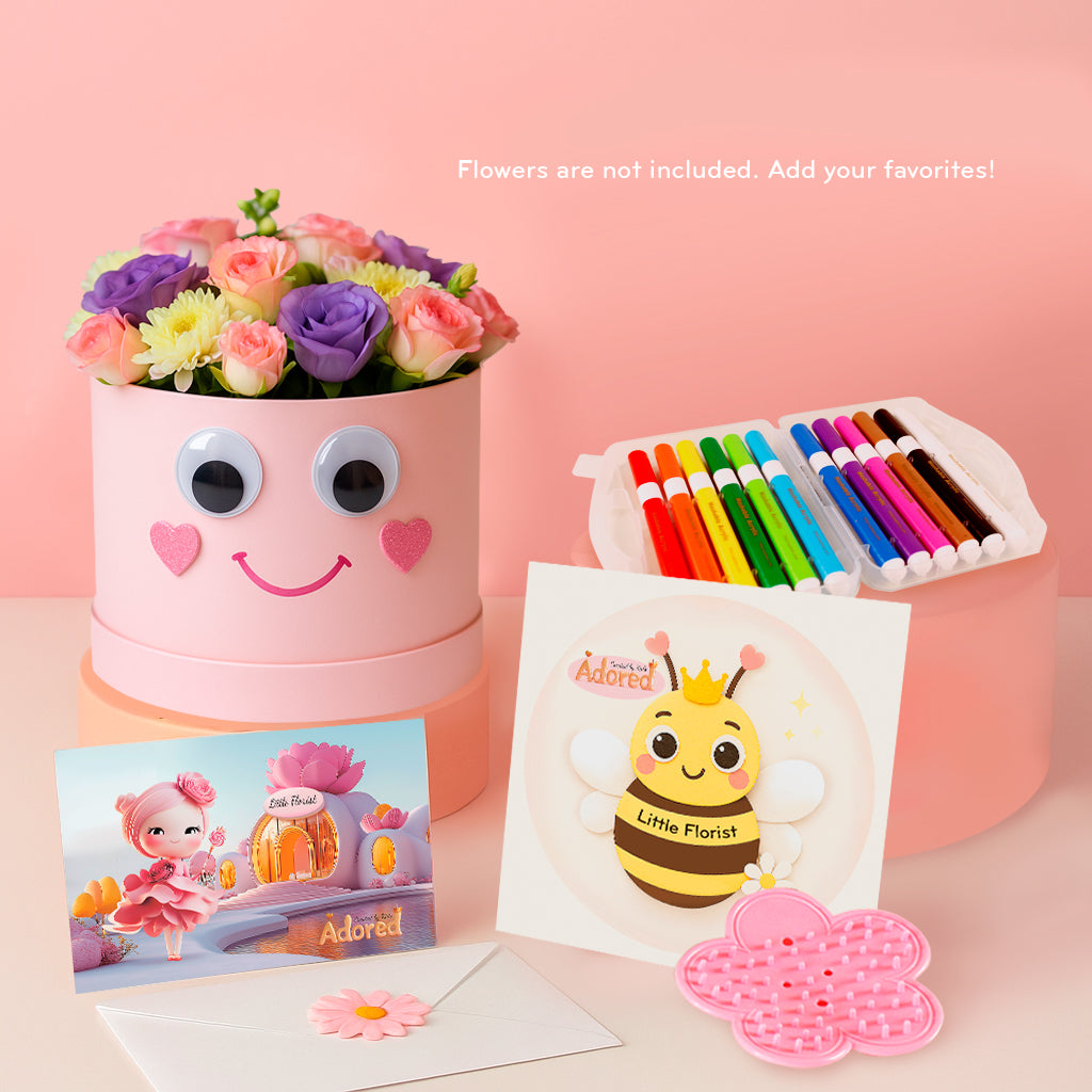 Little Florist DIY Kit |  Round Box