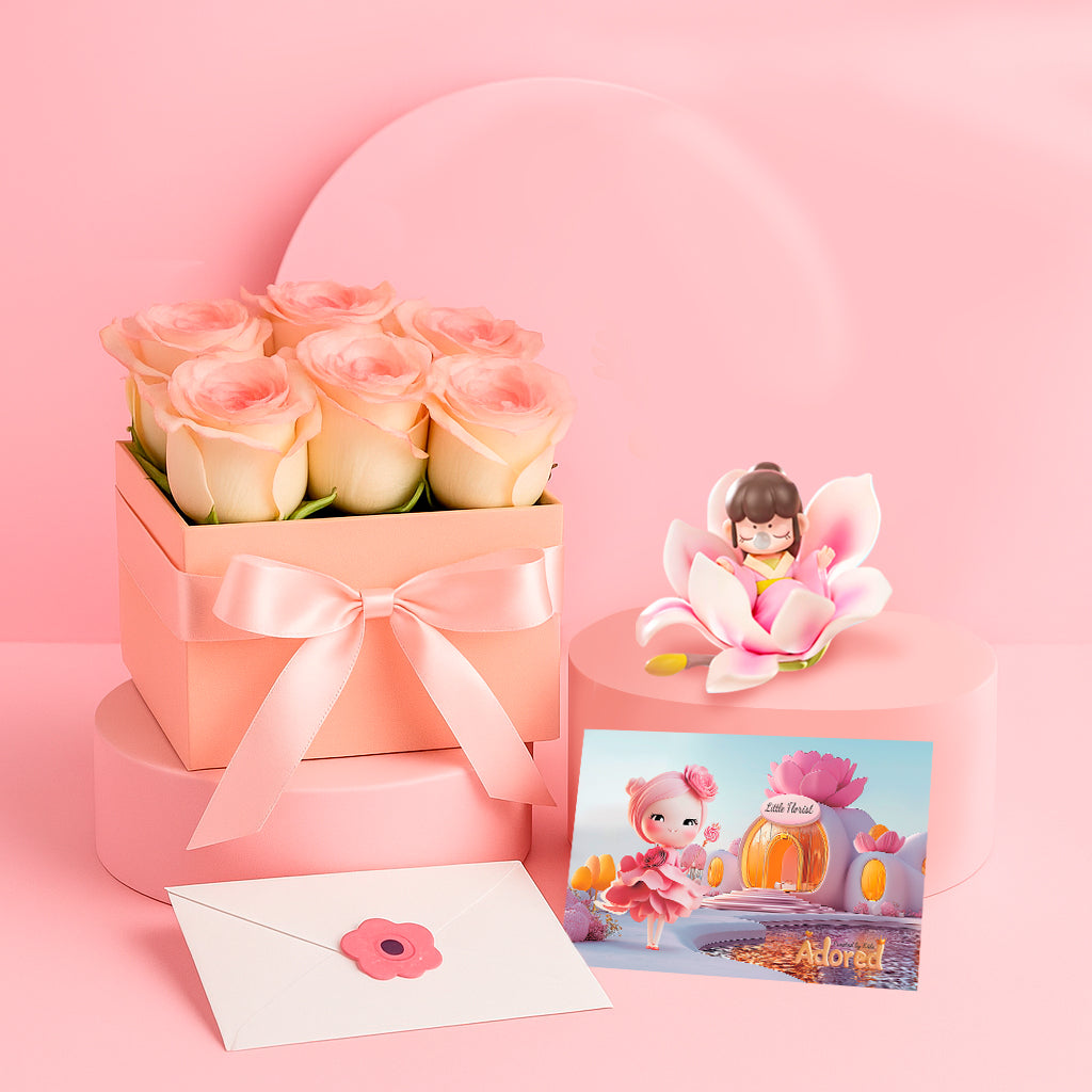 Little Florist Kit – Real Flower Arranging with Surprise Doll | Ages 4-12 | Flower Stories