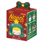 Individual Rolife Nanci's Christmas Gift PZC13 plush pendant box showing Christmas tree artwork and collection designs