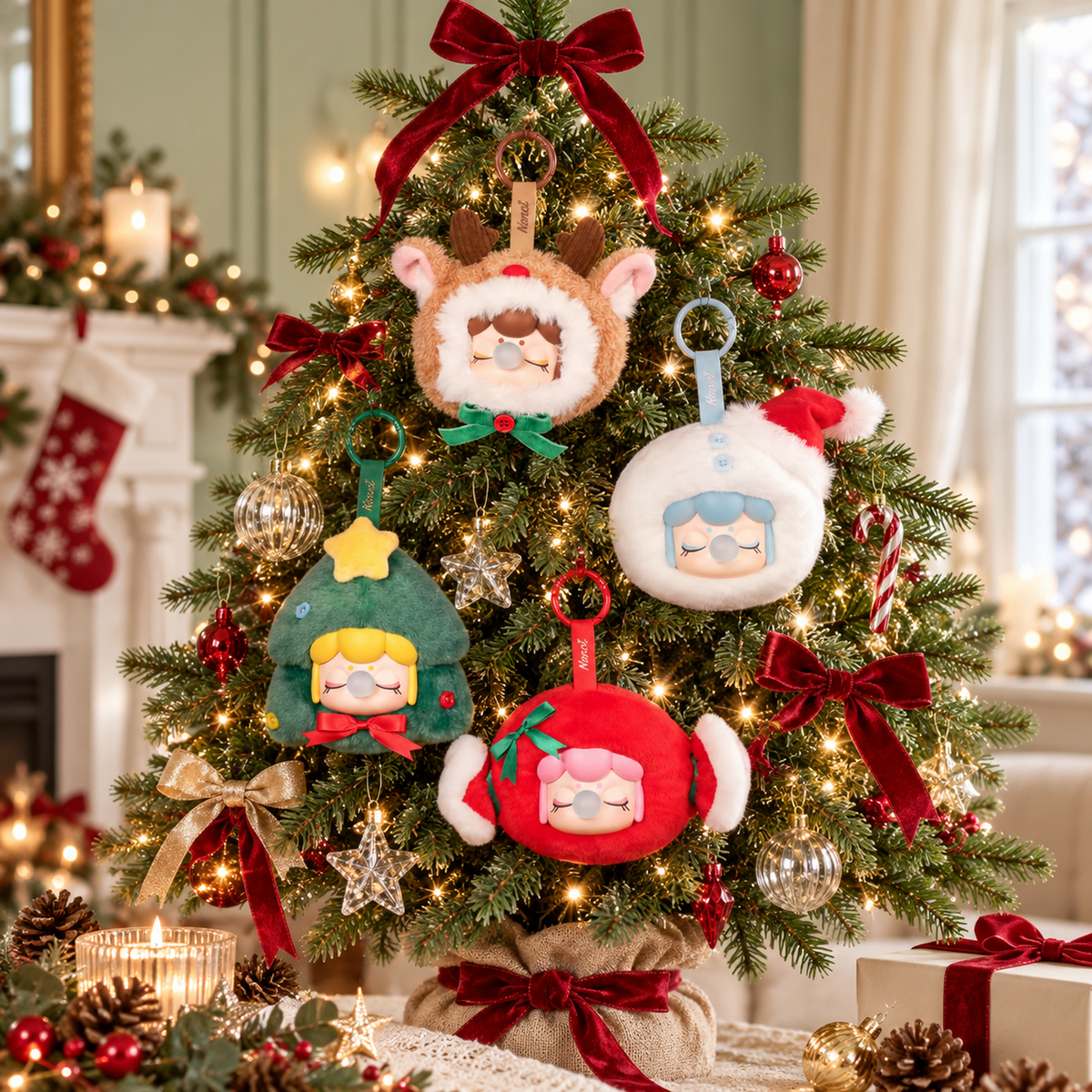 Rolife Nanci’s Christmas Gift Plush Pendant Blind Box – 1 Surprise Pendant